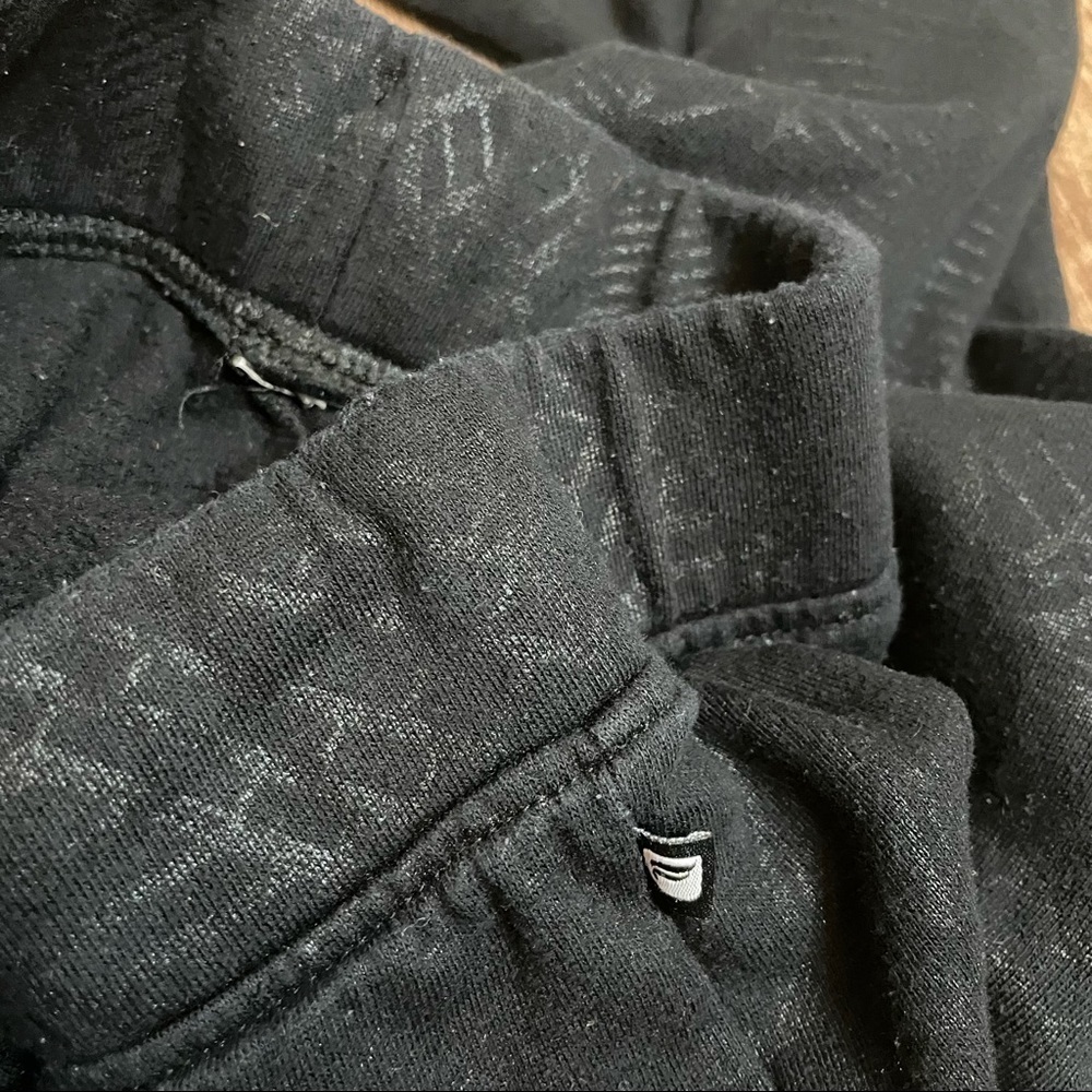 Fabletics Black Lightly Printed Draw String Jogger - Picture 2 of 3